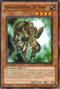 Karakuri Soldier mdl 236 "Nisamu" STBL-EN019 card from Starstrike Blast