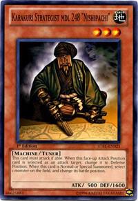 Karakuri Strategist mdl 248 "Nishipachi" STBL-EN021 card from Starstrike Blast
