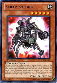 Scrap Soldier STBL-EN024 card from Starstrike Blast