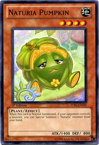 Naturia Pumpkin STBL-EN031 card from Starstrike Blast