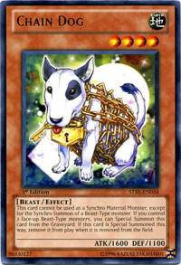 Chain Dog STBL-EN034 card from Starstrike Blast