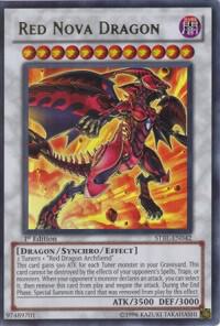 Red Nova Dragon STBL-EN042 card from Starstrike Blast