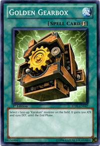 Golden Gearbox STBL-EN047 card from Starstrike Blast