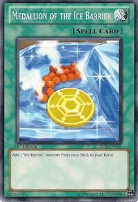 Medallion of the Ice Barrier STBL-EN054 card from Starstrike Blast