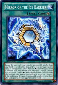 Mirror of the Ice Barrier STBL-EN055 card from Starstrike Blast