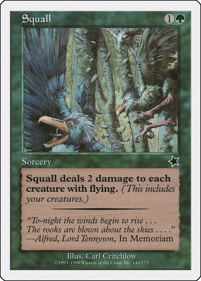 Squall 143 card from Starter 1999