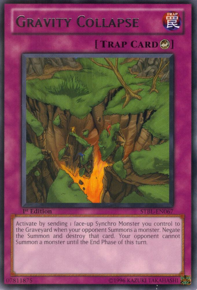 Gravity Collapse STBL-EN067 card from Starstrike Blast