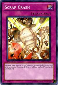 Scrap Crash STBL-EN073 card from Starstrike Blast