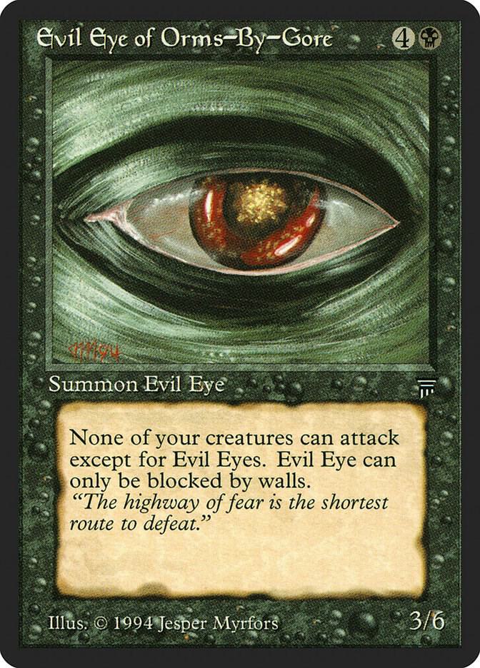 Evil Eye of Orms-By-Gore card from Legends