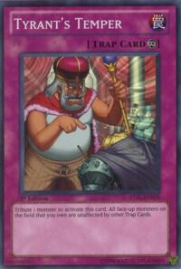 Tyrant's Temper STBL-EN079 card from Starstrike Blast