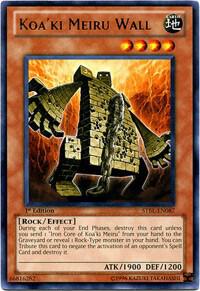 Koa'ki Meiru Wall STBL-EN087 card from Starstrike Blast