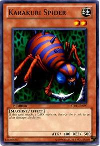Karakuri Spider STBL-EN090 card from Starstrike Blast