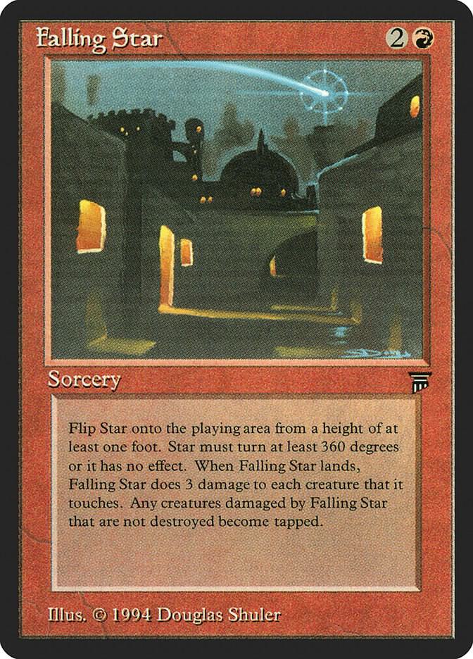 Falling Star card from Legends