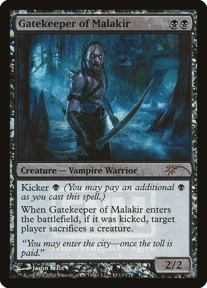 Gatekeeper of Malakir 11 card from FNM Promos