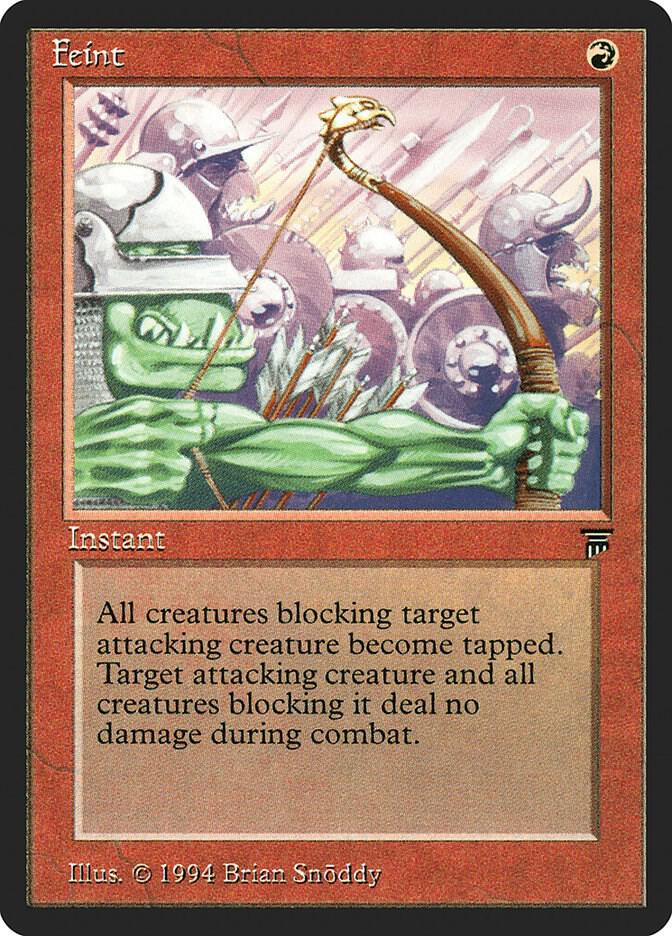 Feint card from Legends