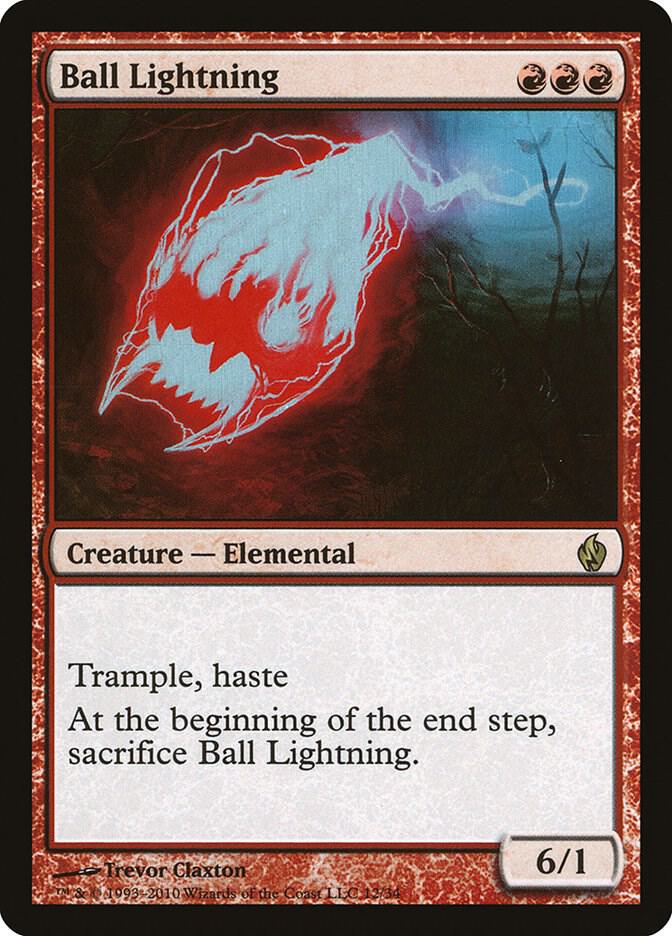 Ball Lightning 12 card from Premium Deck Series: Fire and Lightning
