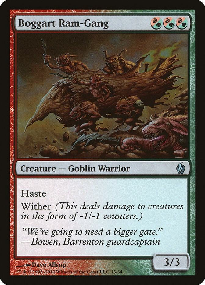 Boggart Ram-Gang 13 card from Premium Deck Series: Fire and Lightning