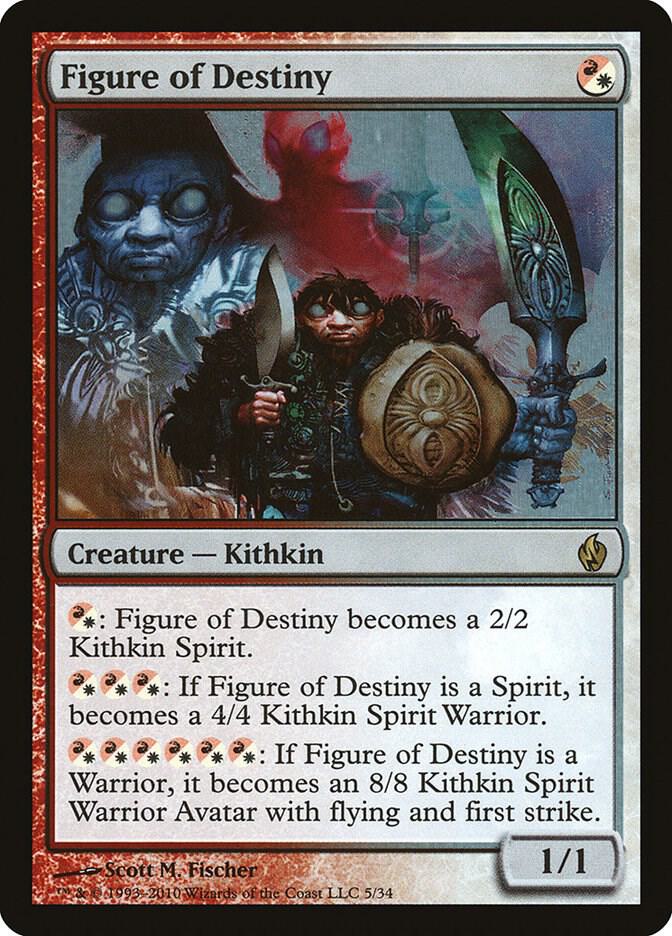 Figure of Destiny 5 card from Premium Deck Series: Fire and Lightning