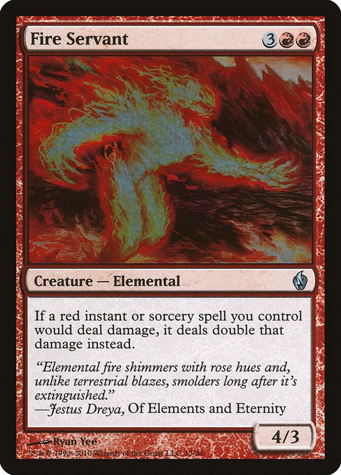 Fire Servant 15 card from Premium Deck Series: Fire and Lightning
