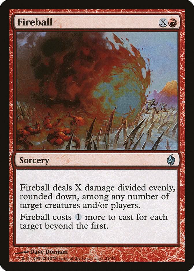 Fireball 27 card from Premium Deck Series: Fire and Lightning