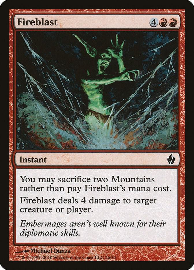 Fireblast 26 card from Premium Deck Series: Fire and Lightning