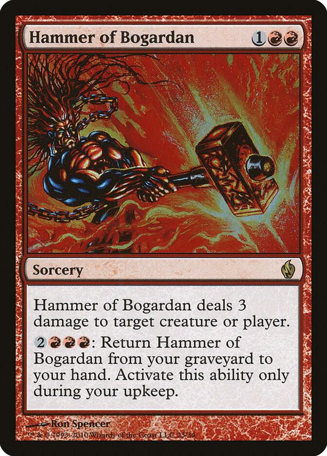 Hammer of Bogardan 23 card from Premium Deck Series: Fire and Lightning