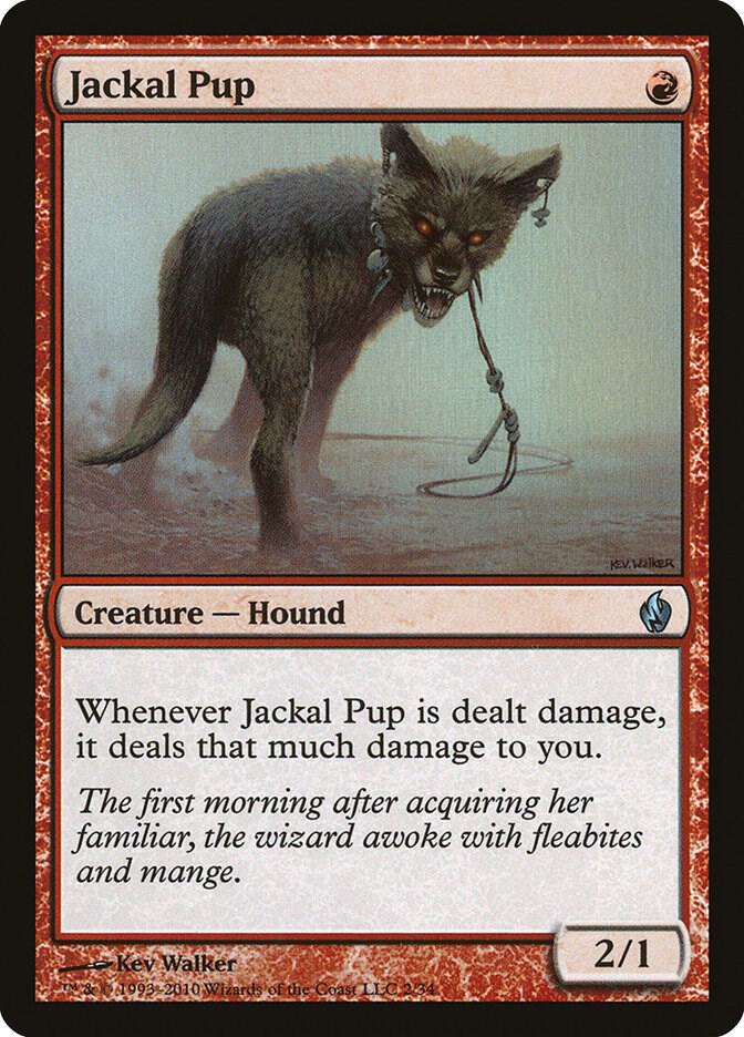 Jackal Pup 2 card from Premium Deck Series: Fire and Lightning