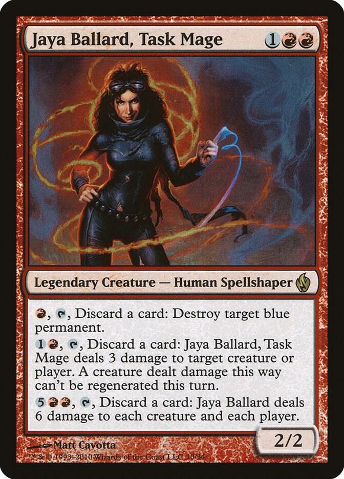 Jaya Ballard, Task Mage 10 card from Premium Deck Series: Fire and Lightning