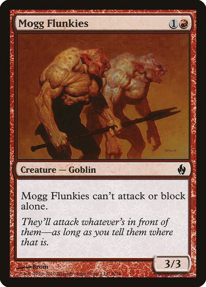 Mogg Flunkies 8 card from Premium Deck Series: Fire and Lightning