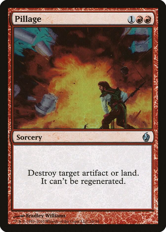 Pillage 24 card from Premium Deck Series: Fire and Lightning