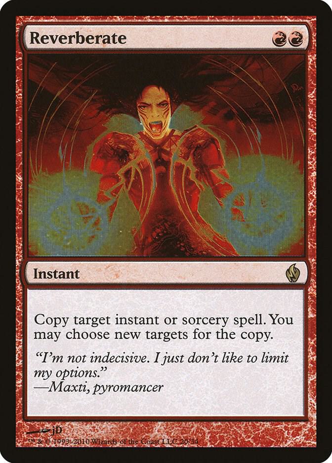 Reverberate 20 card from Premium Deck Series: Fire and Lightning
