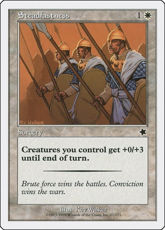 Steadfastness 27 card from Starter 1999