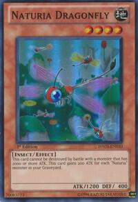 Naturia Dragonfly HA03-EN010 card from Hidden Arsenal 3