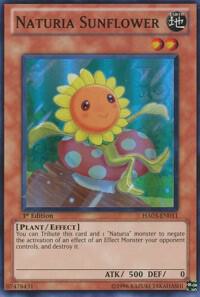 Naturia Sunflower HA03-EN011 card from Hidden Arsenal 3