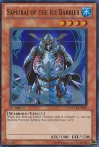 Samurai of the Ice Barrier HA03-EN019 card from Hidden Arsenal 3