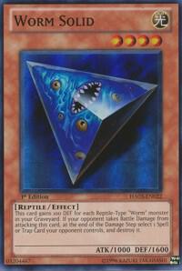 Worm Solid HA03-EN022 card from Hidden Arsenal 3