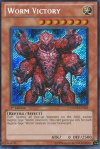 Worm Victory HA03-EN025 card from Hidden Arsenal 3