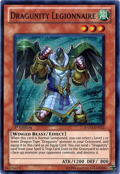 Dragunity Legionnaire HA03-EN032 card from Hidden Arsenal 3