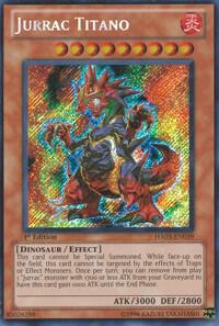 Jurrac Titano HA03-EN039 card from Hidden Arsenal 3