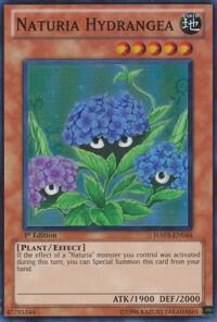 Naturia Hydrangea HA03-EN044 card from Hidden Arsenal 3