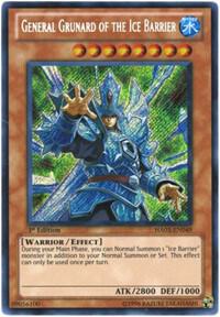 General Grunard of the Ice Barrier HA03-EN049 card from Hidden Arsenal 3