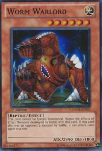 Worm Warlord HA03-EN053 card from Hidden Arsenal 3