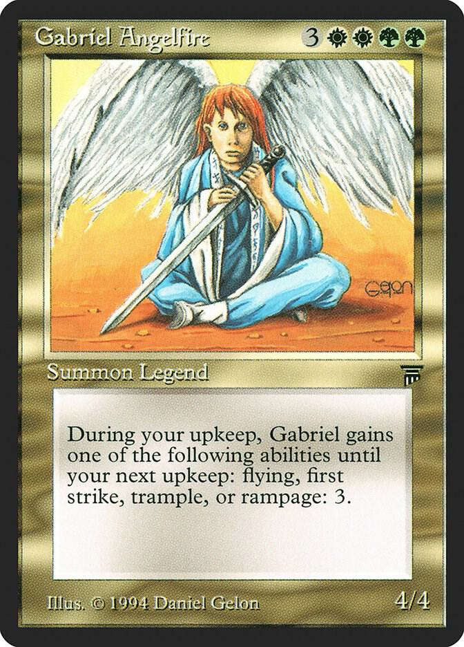 Gabriel Angelfire card from Legends