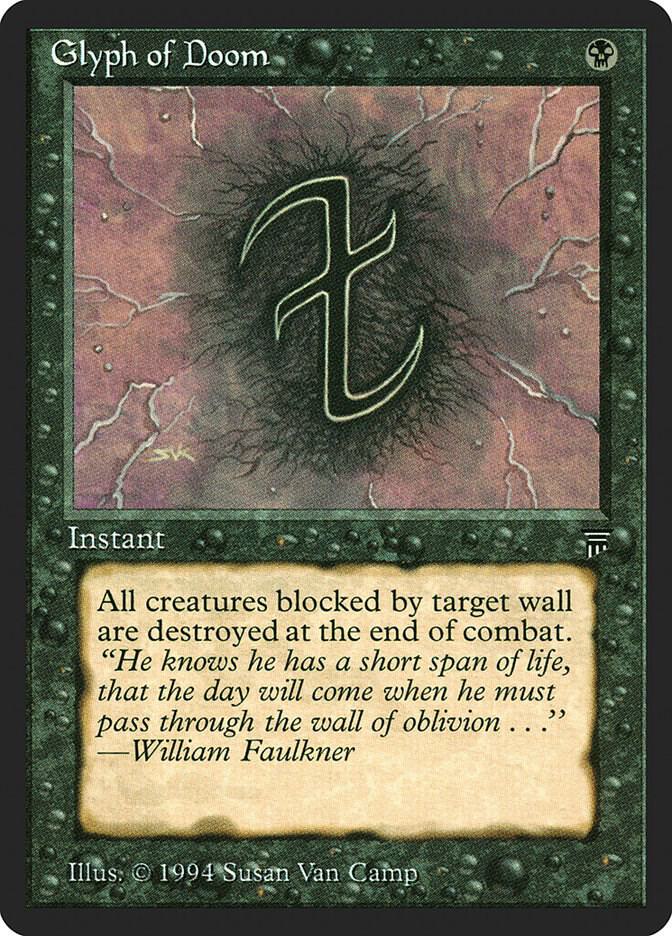 Glyph of Doom card from Legends