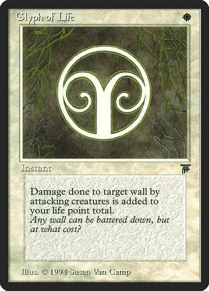 Glyph of Life card from Legends
