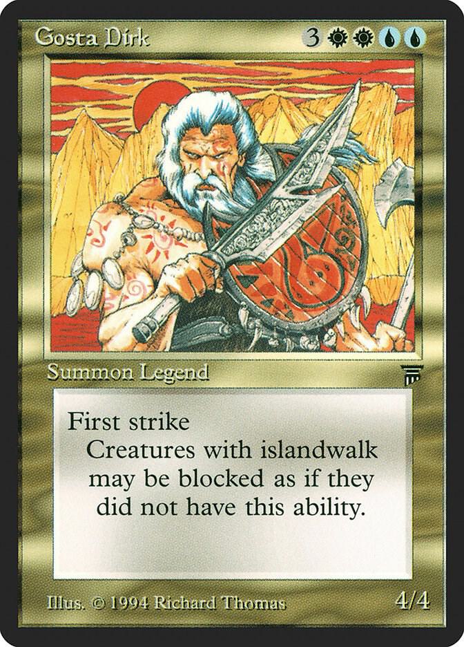 Gosta Dirk card from Legends