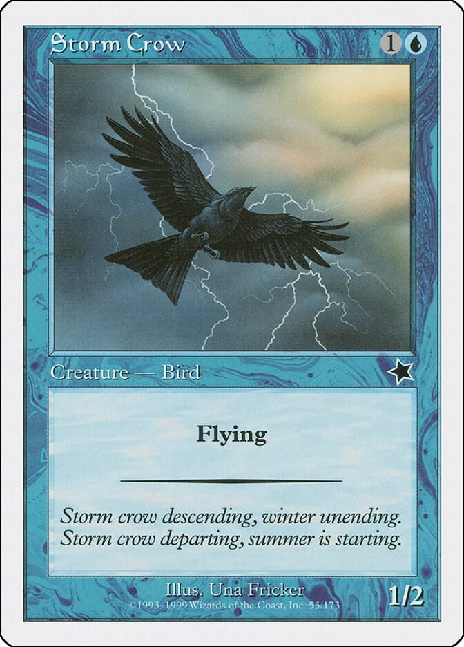 Storm Crow 53 card from Starter 1999