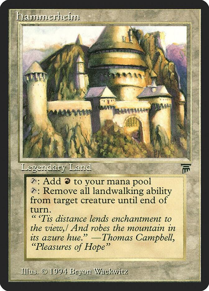 Hammerheim card from Legends