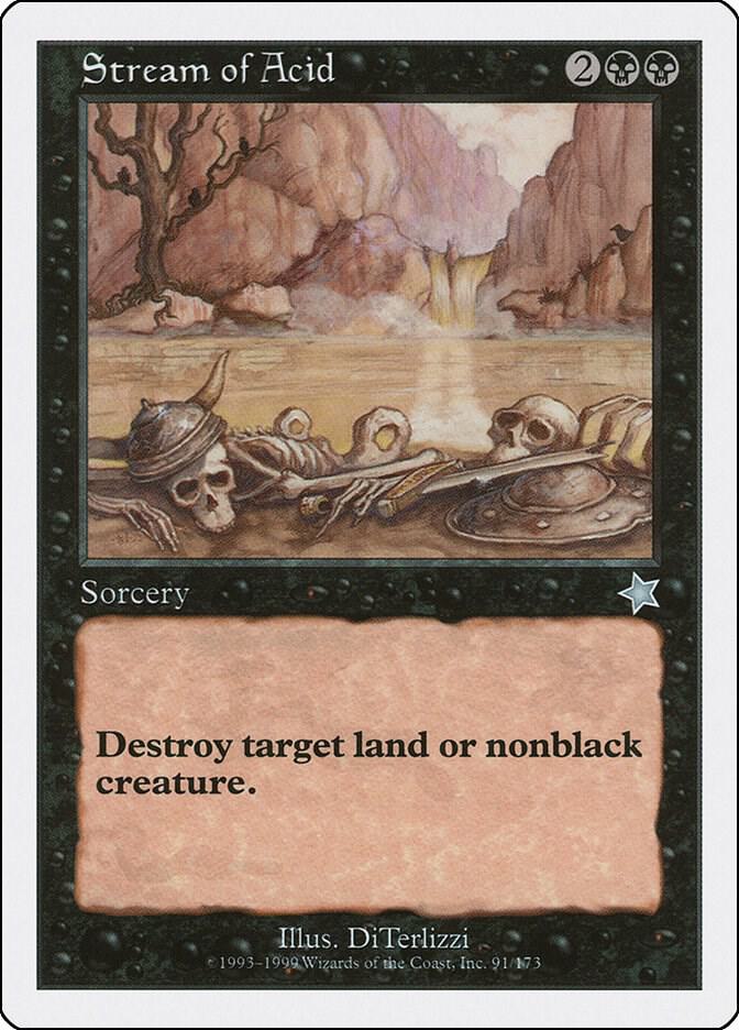 Stream of Acid 91 card from Starter 1999