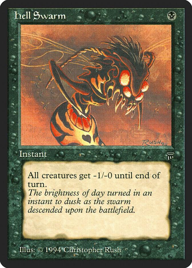 Hell Swarm card from Legends